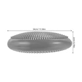 Grey Wobble Seat Cushion for Exercise Enhances Stability Muscle Strength and Relieves Back Aches V1366-AZ2-W-14028