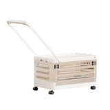 Storage Bins with Wheels, Foldable Rolling Storage Cart for Home Organization, Toy Storage V1192-AZ-W-30087