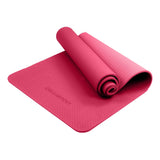 Powertrain TPE Yoga Pilates Exercise Mat 6mm - Rose Pink YM-TPE-SC-RPK