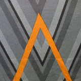 Artex Hayden Orange Quilt Cover Set Geometric Pattern Reversible Printed Microfiber Polyester Double V442-ATX-QUILTCS-HAYDEN-ORANGE-DS