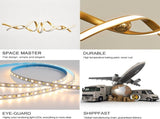 Modern LED Ceiling Chandelier 75W Smart-Lamp V178-38737