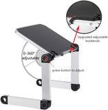 Adjustable Book Stand Laptop Stand Durable and Lightweight Aluminum Book Holder 360&deg Rotation Free V1370-AZ4-06692