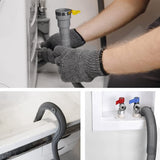 Drain Hose Extension Set Universal Washing Machine 10Ft, Include Bracket Connector and Clamps Hoses V1189-LWWAL-20260325-00167