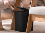 11 Liter Small Trash Can with lid, 3 Gallon,Garbage Can Slim Trash Bin Waste Basket for V1369-AZ3-W-15408