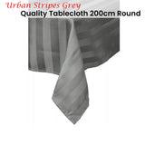 Quality Urban Grey Tablecloth 200 cm Round V442-IDC-TABLEC-URBAN200CM-GREY-RD