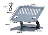 7-in-1 Laptop Stand Docking Station Ergonomic Laptop Riser 360 Rotatable - PD Charging HDMI USB-C V985-LAPTOPSTAND
