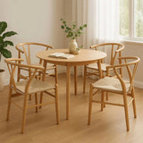 Levede 4x Dining Chairs Wooden Hans CH1041-2-NTX2
