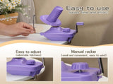 Hand Operated Yarn Ball Winder, Durable Plastic And Metal Knitting Tool For Fast Tangle Free V1237-ZY-807-316