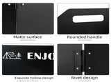 White Heavy-Duty 4-Fold Camping Stove Windshield Portable Steel Wind Deflector for Outdoor Cooking V888-ELOSUNG43274