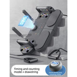 3-in-1 Multifunctional Push-up Training Board, Smart Timer & Counter Push , Home V1265-AU-518-BLACK