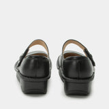 ALEGRIA Paloma Nursing Shoes Slip On Womens Work Working Hospitality - Black Nappa V563-PAL-601-42