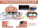 Baby Diaper Bag Backpack with Changing Pads mommy Bags Boys Girl Unisex Multifunction Travel Baby, V1369-AZ3-W-00589