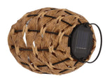 Outdoor Solar Lantern LED Waterproof Hollowed Rattan Ball Solar Hanging Light with Handle for V1294-YM0710-3119230151211