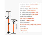 Cabinet Jack Support Pole, 2-Pack, 54-155 cm Steel Telescopic Quick Support Rod, Adjustable 3rd Hand V952-QXKSCG2PCS19OZBOL001V0
