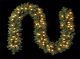 Jingle Jollys 2.7M Christmas Garland 8 Mode LED Lights Timing 200Tips Xmas Decor XM-TR-GAR-9FT-MF-LED