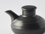 Soy Pot Minoyaki Porcelain 110ml Matte Black Glaze V637-C9009