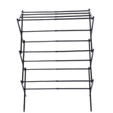 Clothes Drying Rack Expandable Carbon Steel 3 Tier Foldable Portable Laundry Rack for Clothing V1294-YM0901-3117250210011