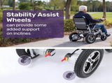 EQUIPMED Ultra-Light Power Wheelchair, Tight Turning, Airline Approved, Folding, ARTG Certified, V219-HWCELEEQ15SA