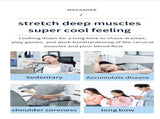 Smart Cervical Spine EMS Massager Sticker with Remote Control & Charging Case - 6 Modes, 16 V888-ELOSUNG29136