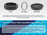 Chlorinator Lid Cover and 520670 The Exact Acid Washing Kit Replacement V1258-DP02-C-917