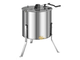 Honey Extractor, 4/8 Frame Manual Honey with Transparent Lid, Stainless Steel Honeycomb Drum V952-SDYMJJPBXG18TBE00001V0