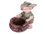 Flower Pot Ornament Cartoon Kid Shape Waterproof Textured Exquisite Vivid Statue for Garden Lawn V1294-YM0715-3111210438911