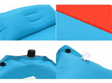 Double Air Bed Self Inflating Mattress Sleeping Mat Camping Camp Hiking Joinable - blue V610-PKNSLEMAT/W/PIL-BLU-2