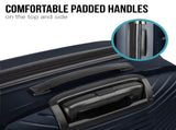 Olympus Astra 24in Lightweight Hard Shell Suitcase - Aegean Blue LUG-901-24-BU