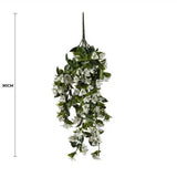 Hanging White Artificial Bougainvillea Plant UV Resistant 90cm V637-DP1005618