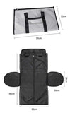 Blue Multi-Functional Travel Duffel Bag with Suit Storage, Foldable Garment Bag for Business Trips V888-ELOSUNG12327