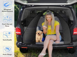 Universal Mosquito Net for Car Tailgate with Magnetic Attachment, Mosquito and Sun Protection, V1188-MS-325-1030