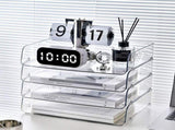 A4 Paper Storage Box Stackable Plastic Large Opening Single Layer Desktop File Organizer for Office V1294-YM0626-3117220312811