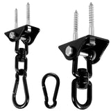 Swing Hangers 2 Pack Heavy Duty 1000 lb Capacity Stainless Steel 360 Swivel Hooks for Playground and V1189-LC-RY-00223
