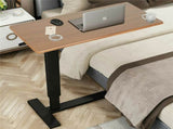 Non Tilt Top Overbed Bedside Table with Auto-Touch Adjustable Height Wheels V767-JJ-XT186