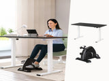140cm Artiss Electric Standing Desk with Mini Pedal Exercise Bike Home Office SDPE-114G-140BK-012