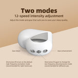 White Handheld Sleep Aid Device Smart Relaxation Tool with Dual Modes & LED Display Portable V1107-CS-ZNSMY