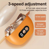 Smart Electric Nail Clipper 2-in-1 Polishing & Grooming Tool, USB Rechargeable, 500mAh Li-Polymer V1102-ZNZJQ002