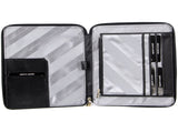 Pierre Cardin Unisex Document Folio for iPad Tablet Compendium Cover Case - Black V563-PC-2612-BLK