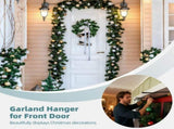 Adjustable Garland Hanger 31.5"-39.4", No Tools Installation Front Door Christmas Decoration Holder, V1369-AZ3-W-08715