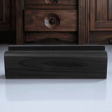 Anti-Skid Wooden Mirror Base, Black, for Artwork and Full Length Mirrors, Durable Design V1192-AZ-W-25667