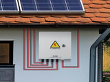 PV Combiner Box, 4 String, Solar Combiner Box with 15A Rated Current Fuse 63A Circuit Breaker V952-GFHLX4HL15ATMYRICY3