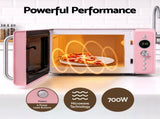 Devanti 20L Microwave Oven 700W Pink MIO-EF20L-PK