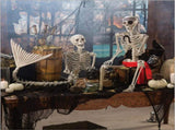 Halloween 31.5 inch Poseable Mermaid Skeleton Prop Haunted Decor V888-ELOSUNG39063