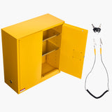 Flammable Cabinet, 109.2 x 46 x 118 cm, 29 Gallon Flammable Storage Cabinet with Adjustable Shelf, V952-YRFBJ11210942VXML001V0