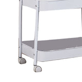 3 Tier Utility Rolling Cart with Caster Wheels Movable Multifunctional Storage Cart for Kitchen V1294-YM0901-3117240235112