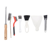 Bird Cage Cleaning Tools Set Stainless Steel Cage Brushes with Fork Scraper Brush Dustpan for V1294-YM0901-3111250162211