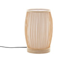Natural Woven Bamboo Cylinder Table Lamp Light Shade Boho Tropical Coastal V563-75187