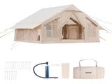 Inflatable Tents for Camping, 4-6 Person Easy Setup Blow up Tent with Hand Pump, 300D Oxford 4 V952-KJZP331MCQWZC4B47V0