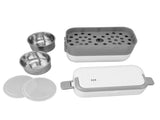 Portable Electric Lunch Box Stainless Steel Inner Liner Leakproof Heated Lunch Box for Office Travel V1294-YM0901-3113230168711