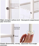 CARLA HOME 3-Tier Over The Toilet Storage Rack with Hooks & Paper Holder for Bathroom & Laundry Room LSB-36143